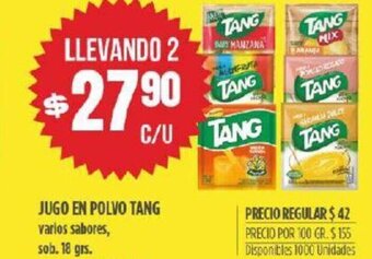 Supermercados Vea Jugo en polvo tang oferta