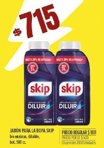 Supermercados Vea Skip Jabón para la ropa oferta
