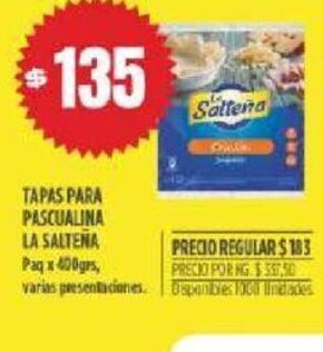 La Salteña Tapas Para Pascualina