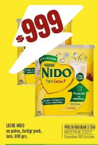 Supermercados Vea Nido Leche oferta
