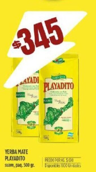 Supermercados Vea PlayaditoYerba Mate oferta
