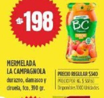 Supermercados Vea Mermelada La Campagnola oferta