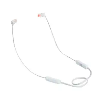 Auriculares bluetooth jbl t110-bt blanco