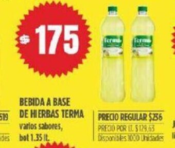 Supermercados Vea Terma Bebida A Base De Hierbas oferta