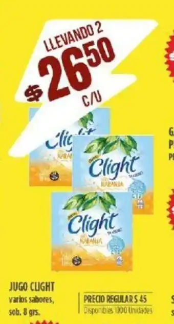 Supermercados Vea Clight Jugo oferta