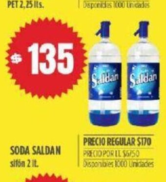 Supermercados Vea Saldan Soda oferta