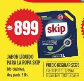 Supermercados Vea Jabón Liquido Para La Ropa Skip oferta