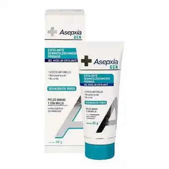 Asepxia gel gen exfoliante micelar 100 gr