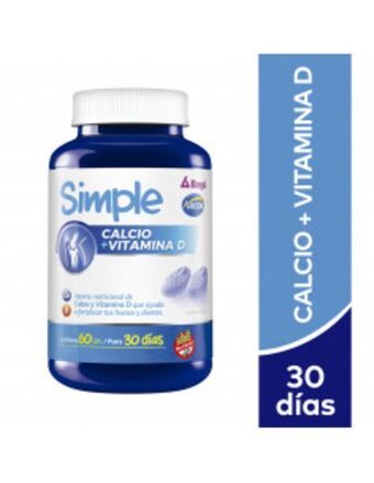 Farmacias Líder Simple calcio + vitamina d fco. x 60 oferta