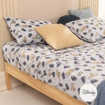 Arredo Juego de sábanas king size hojas el rey león oferta