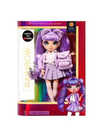 El Mundo del Juguete Muñeca coleccionable rainbow high violet willow con accesorios oferta