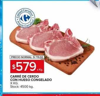 Carrefour Maxi Carre de cerdo con hueso oferta