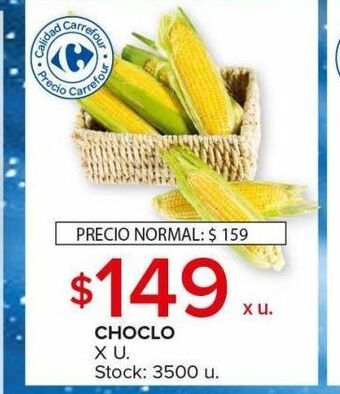Carrefour Maxi Choclo x u oferta