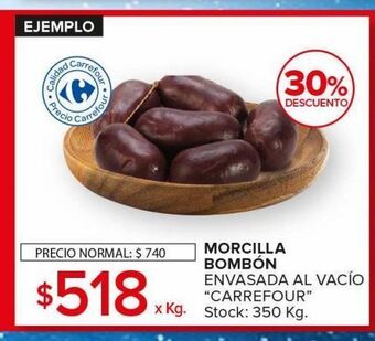 Carrefour Maxi Morcilla bombon oferta