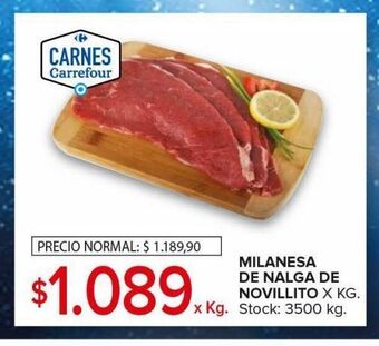 Carrefour Maxi Milanesa de nalga de novillito oferta
