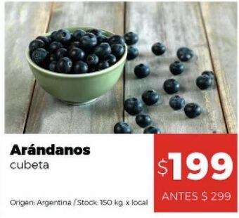 Disco Arándanos cubeta oferta