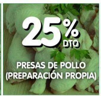 Jumbo Presas de pollo oferta