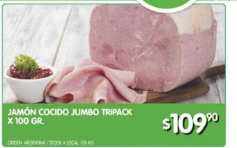 Jumbo Jamón cocido jumbo tripack oferta