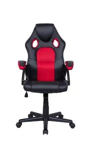 Easy Sillon gamer 63x69x115 cm negro/rojo oferta