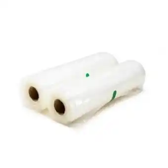Rollos gofrados para envasado al vacio en pack turbosaver set 2 u. de 22cm x 5mts c/u