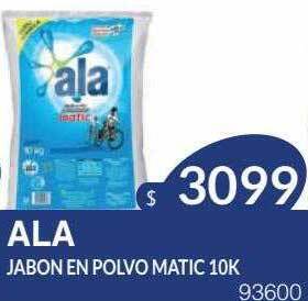 Masivos Ala jabon en polvo matic oferta