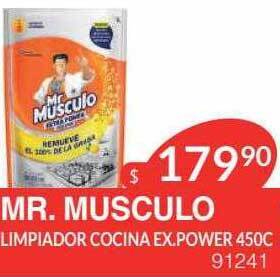 Masivos Mr. musculo limpiador cocina ex.power oferta