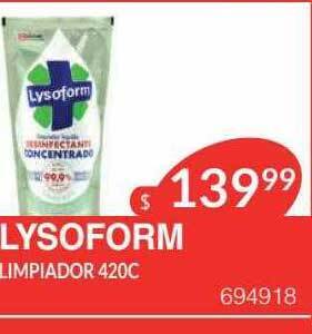 Masivos Lysoform limpiador oferta