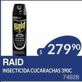 Masivos Raid insecticida cucarachas oferta