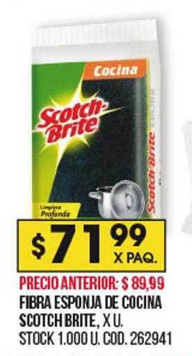 Coto Fibra esponja de cocina scotch brite oferta