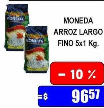 Dulcenter Moneda arroz largo fino oferta
