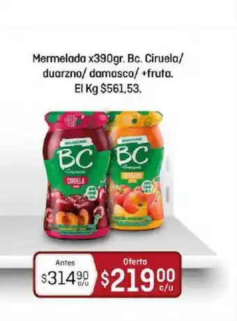 El Nene Mermelada bc. ciruela durazno damasco +fruta oferta