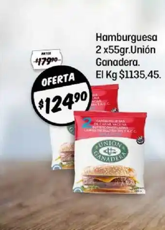 Hamburguesa 2 unión ganadera