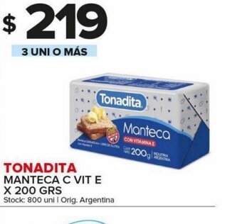 Carrefour Maxi Tonadita Manteca C Vit E oferta