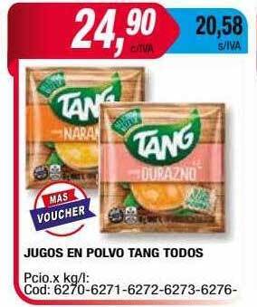 Maxiconsumo Jugos en polvo tang todos oferta