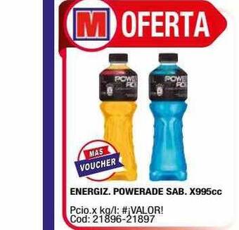 Maxiconsumo Energiz. powerade sab. oferta