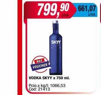 Maxiconsumo Vodka skyy oferta