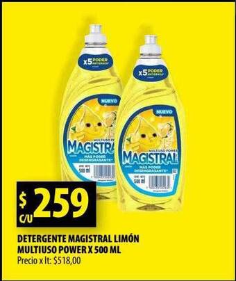 Punto Mayorista Detergente magistral limón multiuso power oferta