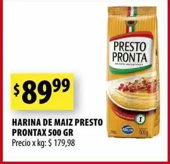 Punto Mayorista Harina de maiz presto pronta oferta