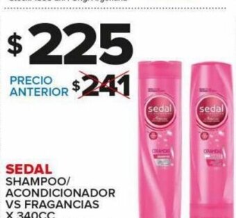 Carrefour Maxi Sedal Shampoo/Acondicionador Vs Fragancias oferta