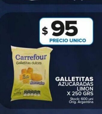 Carrefour Maxi Galletitas Azucaradas Limon oferta
