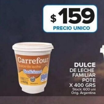 Carrefour Maxi Dulce de Leche Familiar Pote oferta