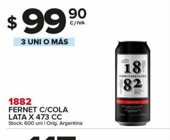 Carrefour Maxi 1882 Fernet C/Cola oferta