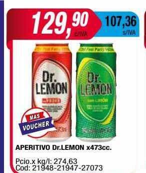 Maxiconsumo Aperitivo dr.lemon oferta