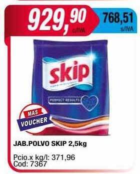 Maxiconsumo Jab.polvo skip oferta