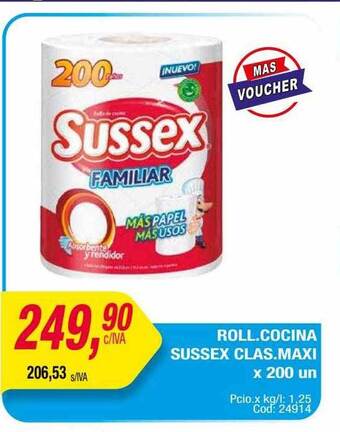 Maxiconsumo Roll. cocina sussex clas.maxi oferta