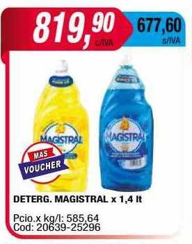Maxiconsumo Deterg. magistral oferta