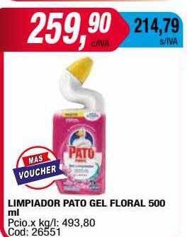 Maxiconsumo Limpiador pato gel floral oferta