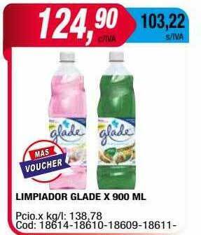 Maxiconsumo Limpiador glade oferta