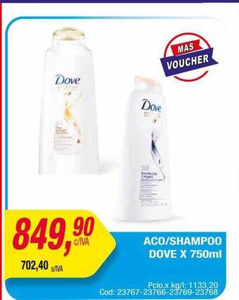 Maxiconsumo Aco shampoo dove oferta
