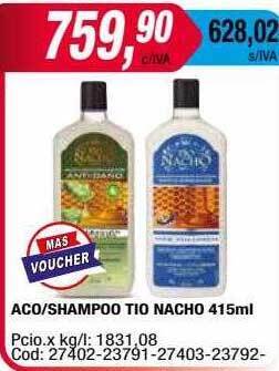 Maxiconsumo Aco shampoo tio nacho oferta